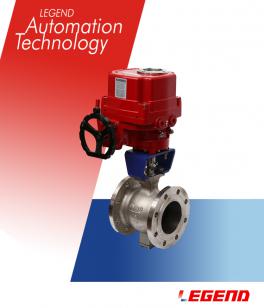 電動V型調節球閥